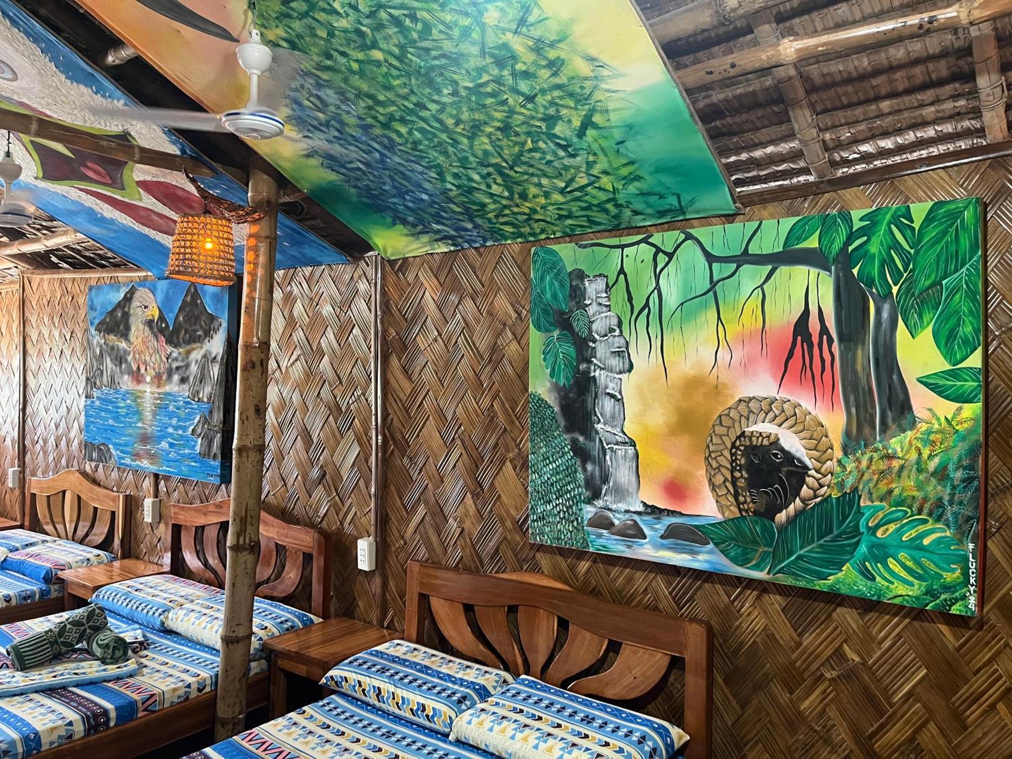 Bamboo Nest Beachfront بويرتو برينسيسا المظهر الخارجي الصورة